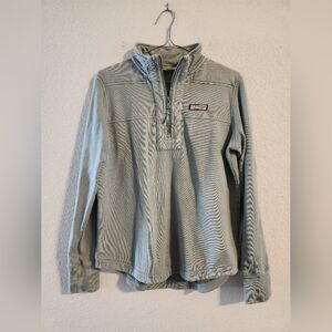 Vineyard Vines Women’s Relaxed 1/4 zip shep shirt sweatshirt size XS